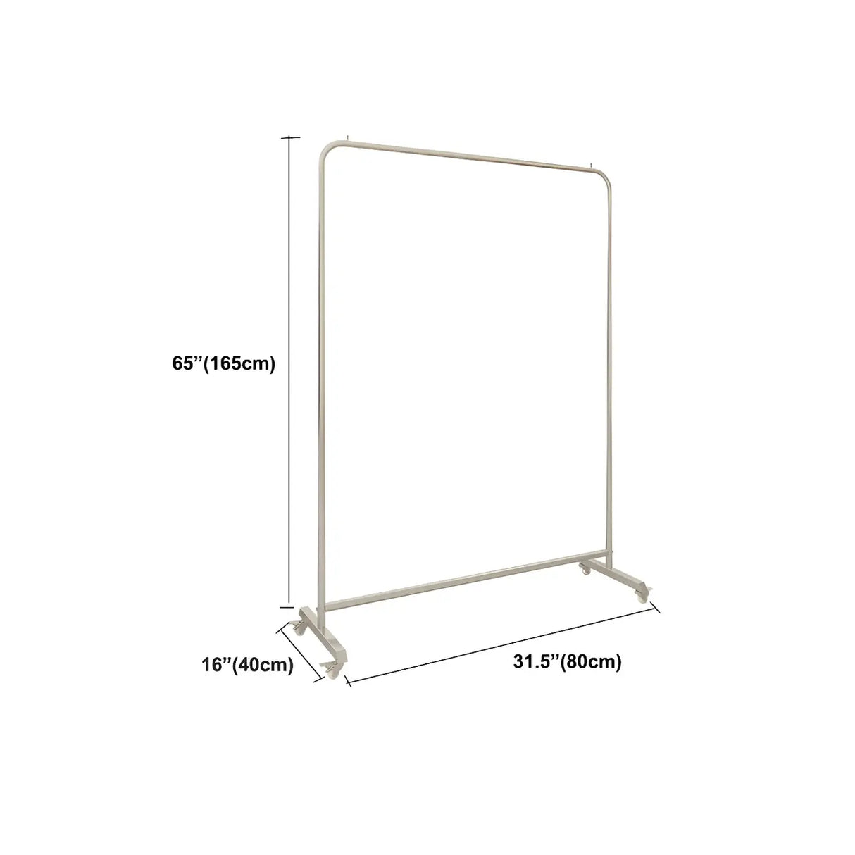 Industrial Silver Stainless Steel Coat Rack with Casters Image - 11