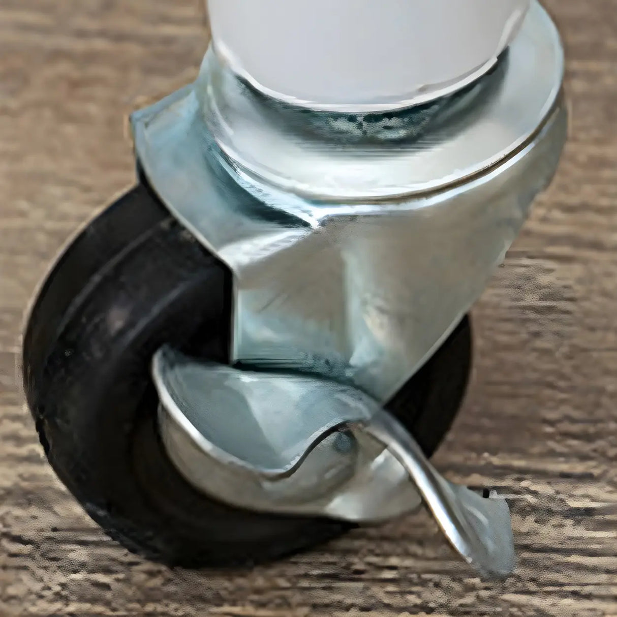 Industrial Silver Stainless Steel Coat Rack with Casters Image - 6