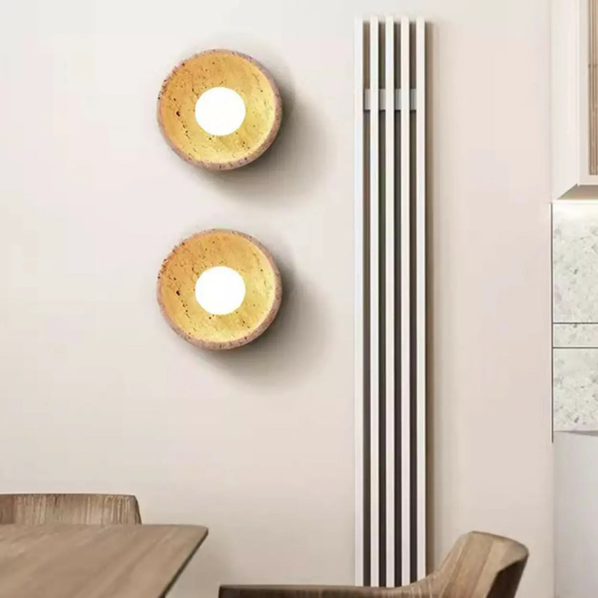 Industrial Walnut Wood Dome Swing Arm Wall Sconce Image - 5