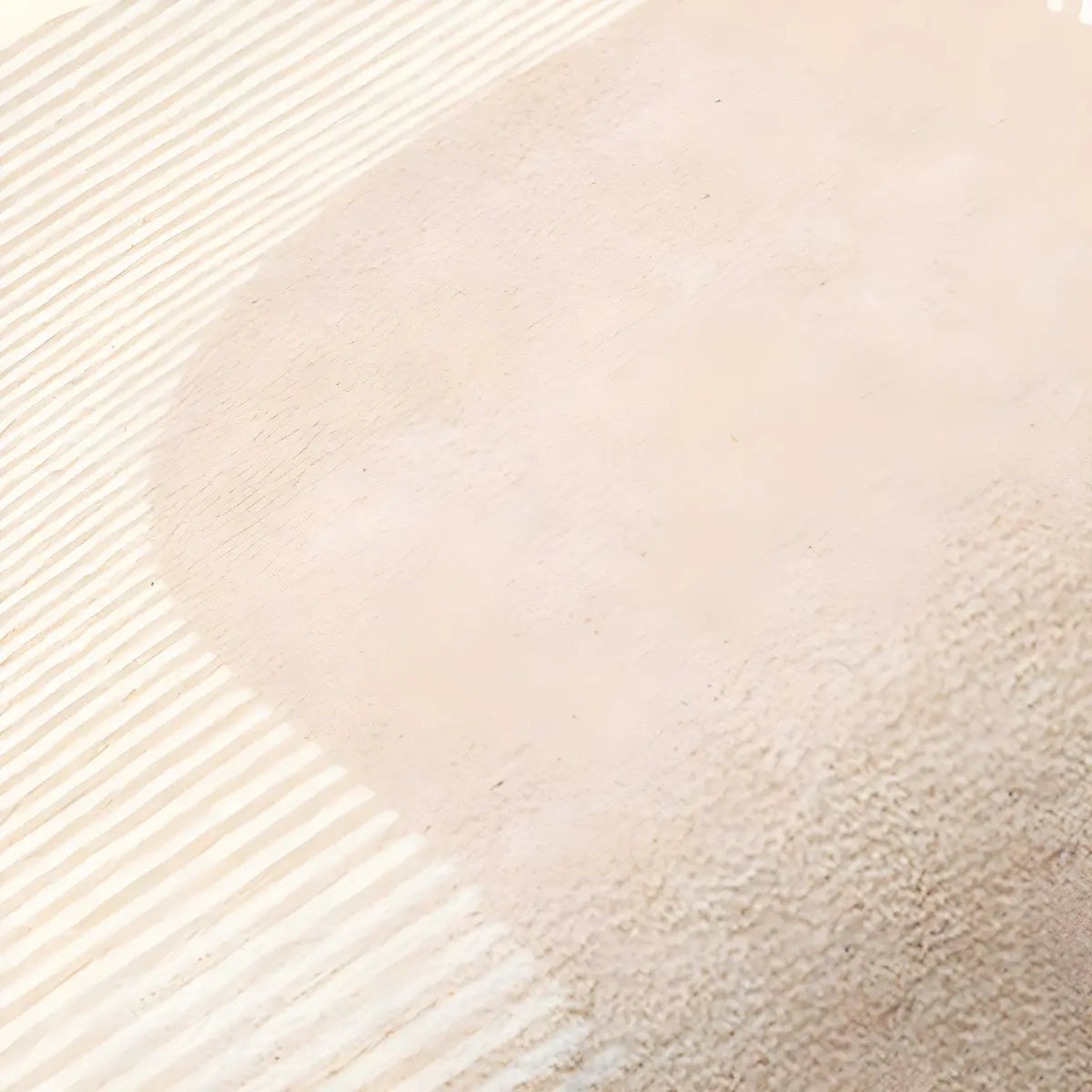 Irregular Contemporary Abstract Cotton White Area Rug Image - 10