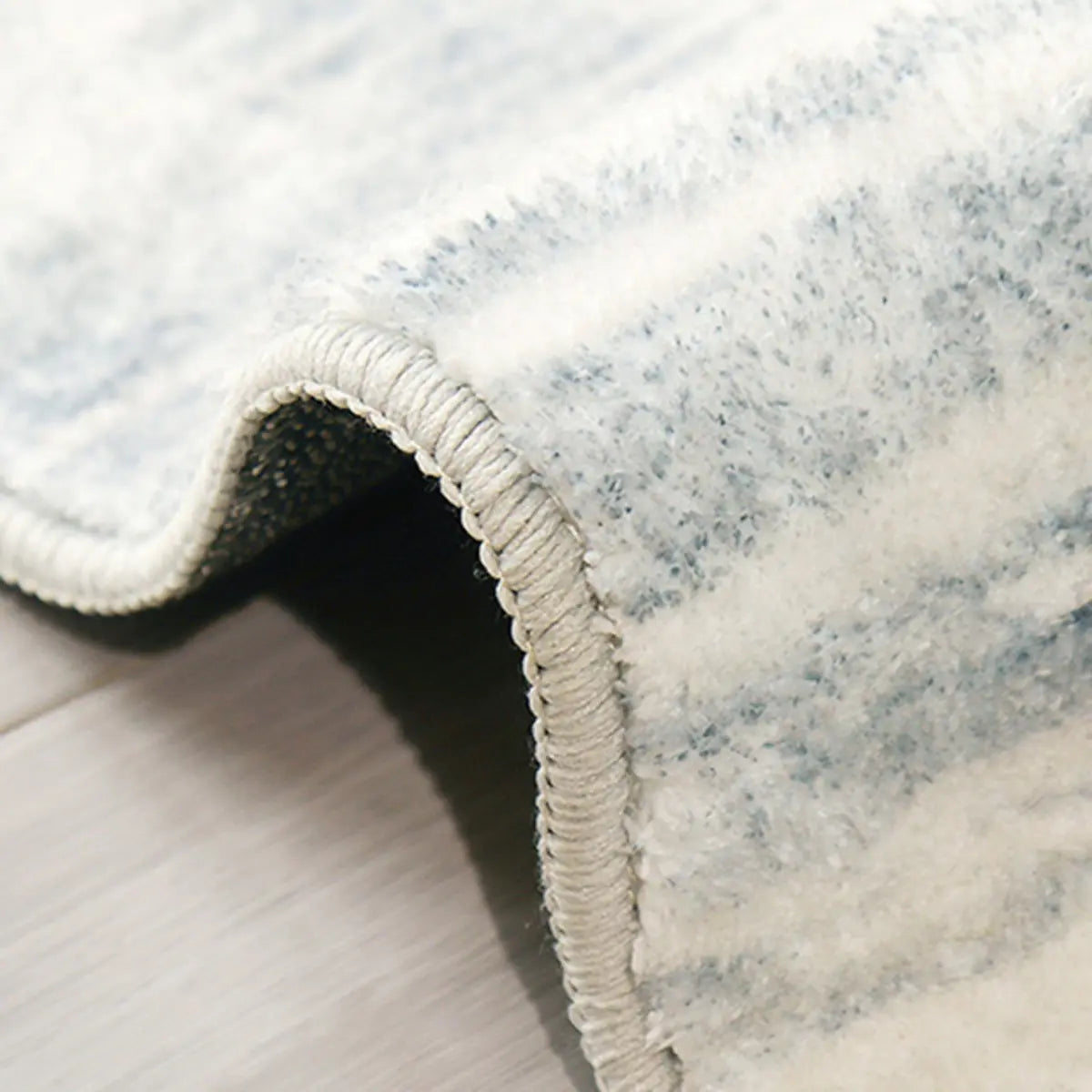 Ivory Modern Abstract Textured Rectangular Area Rug Image - 4