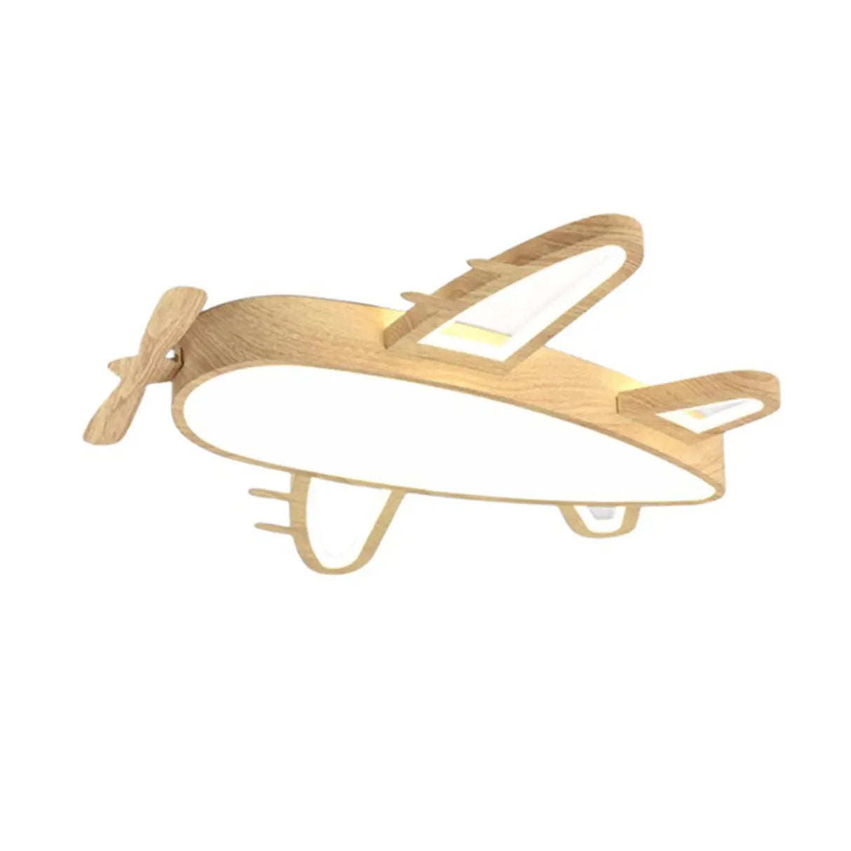 Kids Bedroom Airplane LED Flush Mount Ceiling Light Image - 5