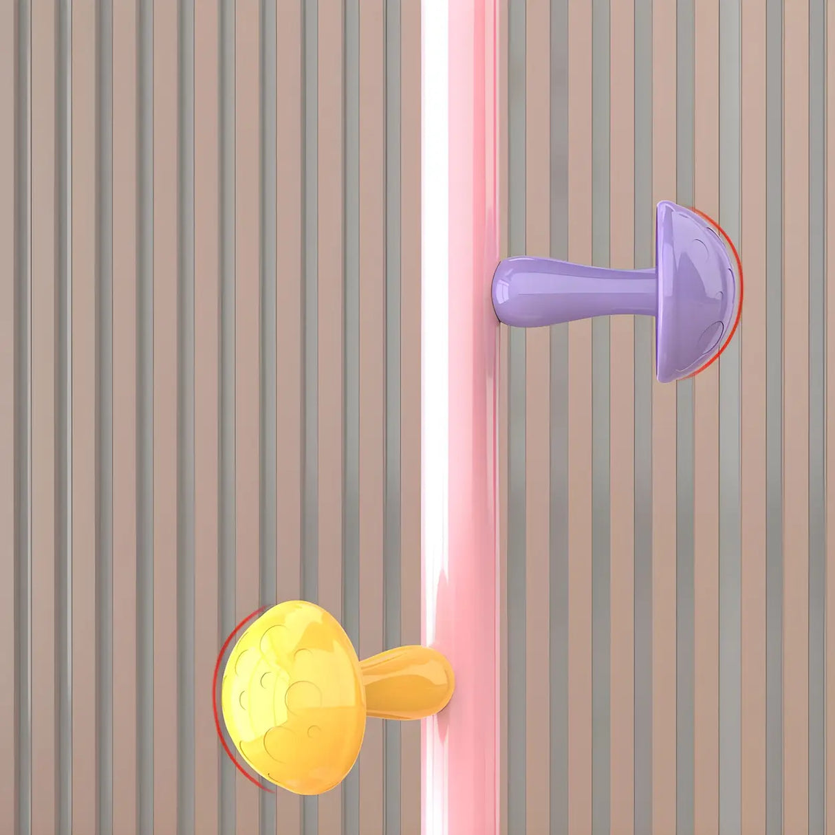 Kids Room Colorful Metal Freestanding Coat Rack with Hooks Image - 17