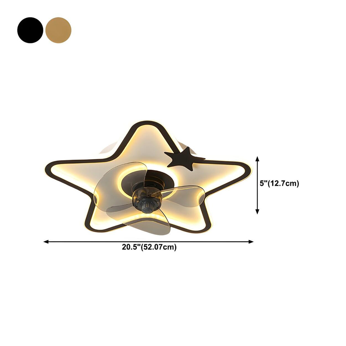 Kids Room Elegant Cloud LED Ceiling Fan with Light