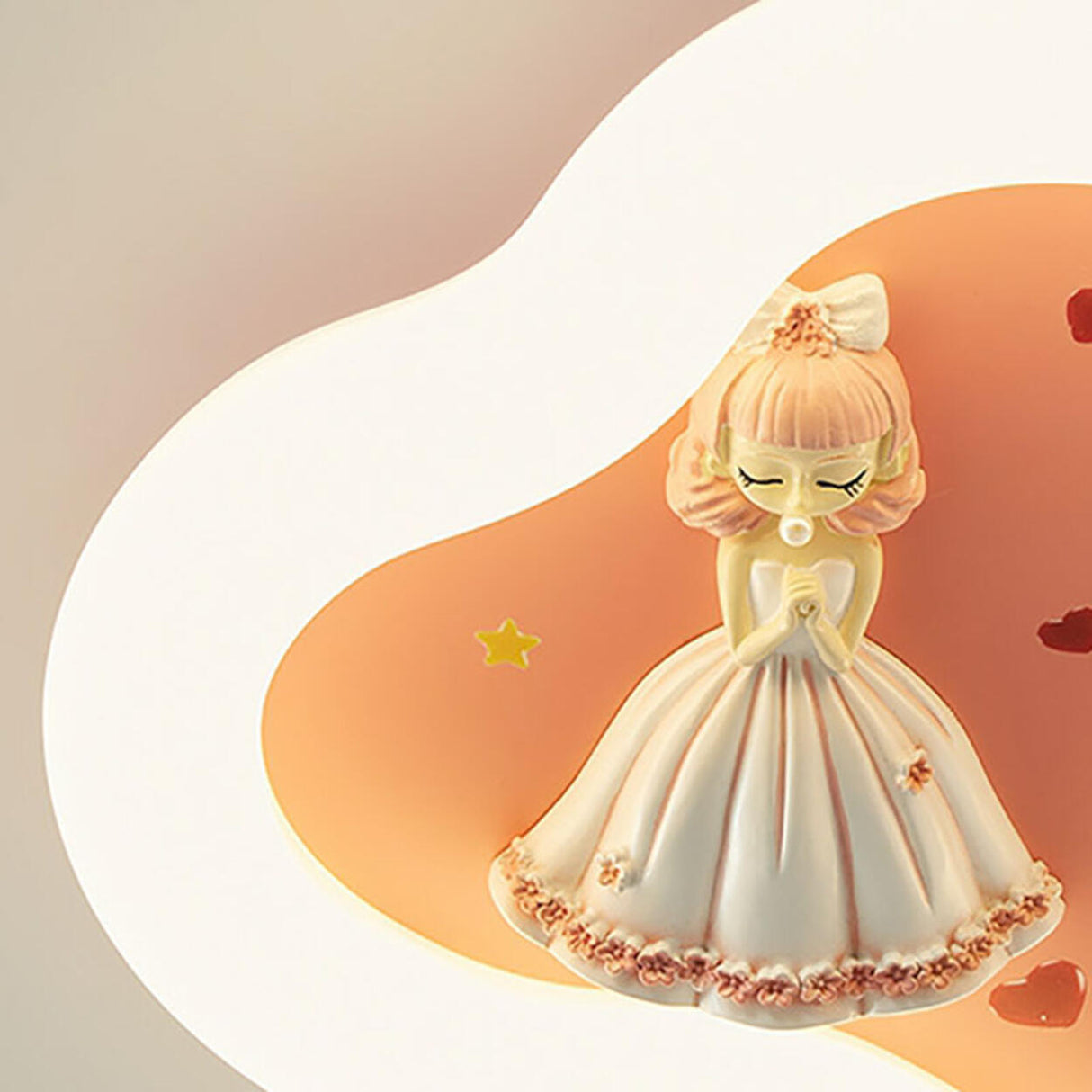 Kids Room Geometric Remote Dimming Ceiling Fan Lights Image - 14