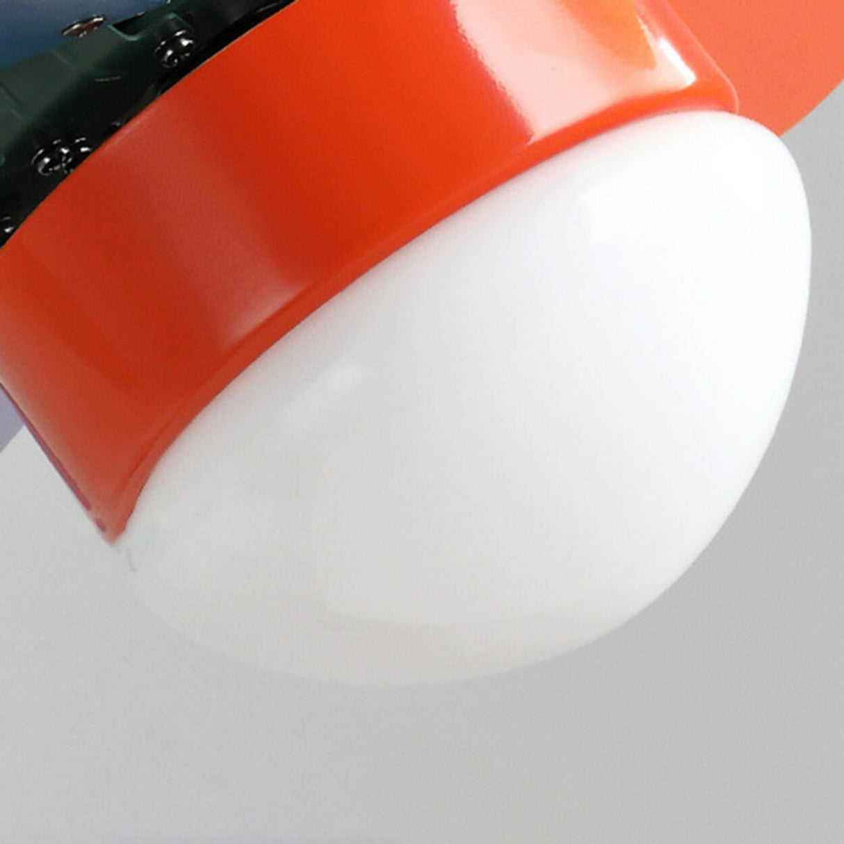 Kids Room Multi-Colored Wood Blades Ceiling Fan Light Image - 12