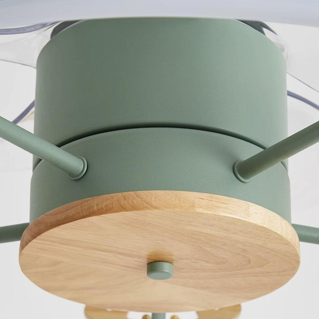 Kids Room Round Carousel 5 Blade Ceiling Fan with Light Image - 13