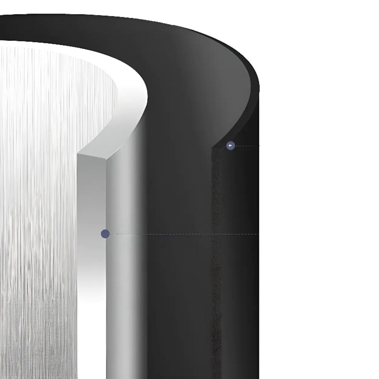 Kids' Room Simple White Arched Narrow Storage Bookcase Image - 8