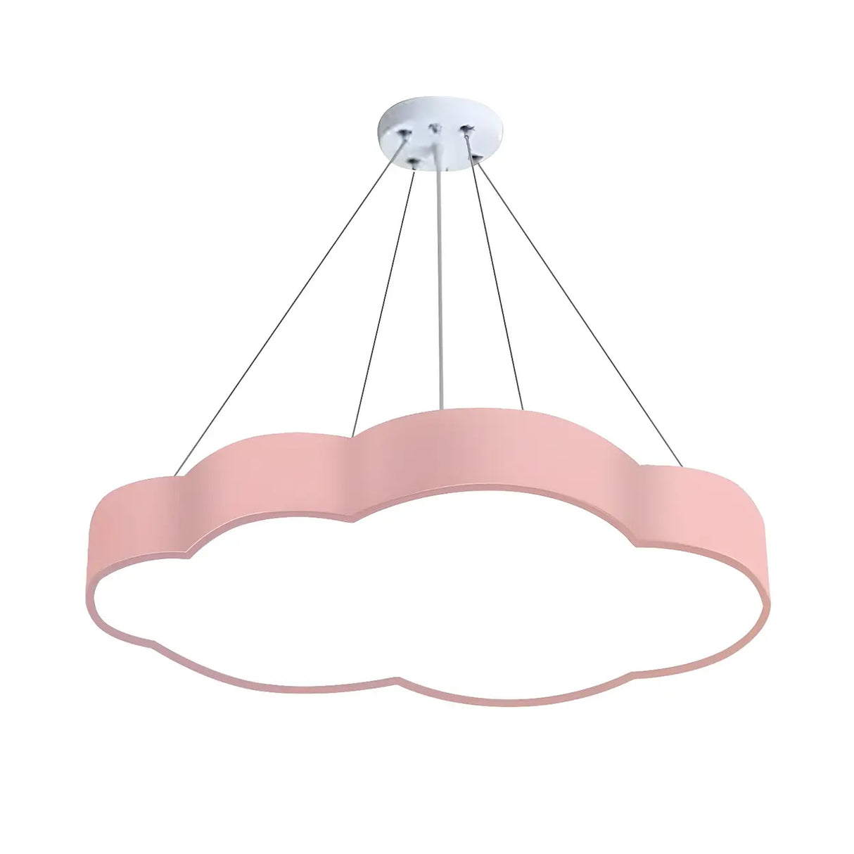 Kindergarten Hanging Cloud LED Semi-Flush Mount Light Image - 5