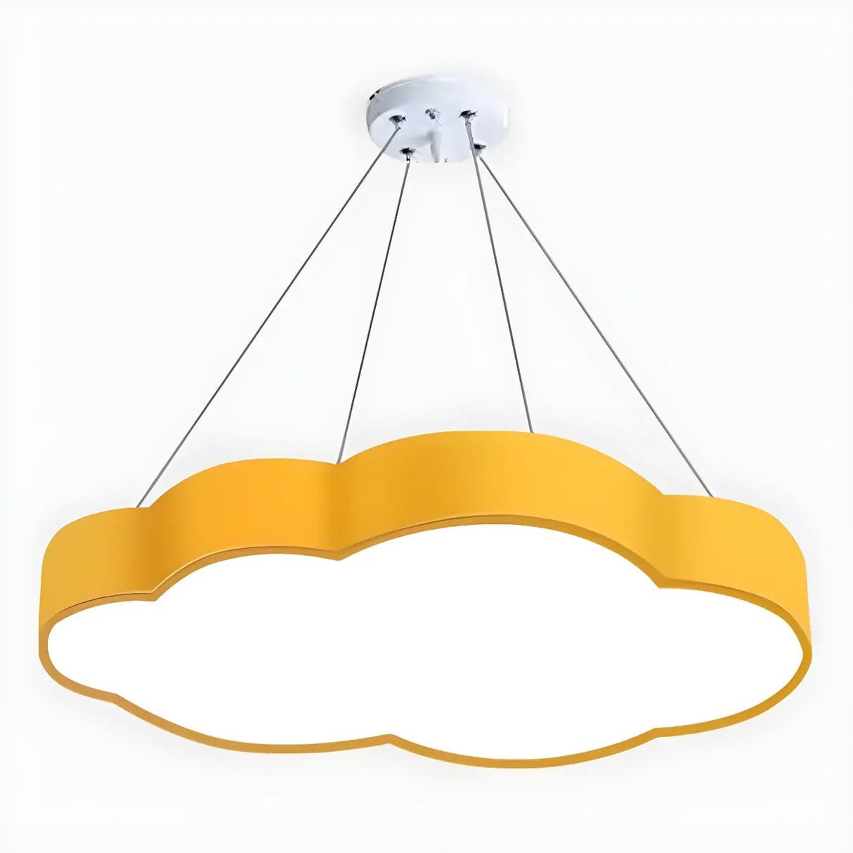 Kindergarten Hanging Cloud LED Semi-Flush Mount Light Image - 7