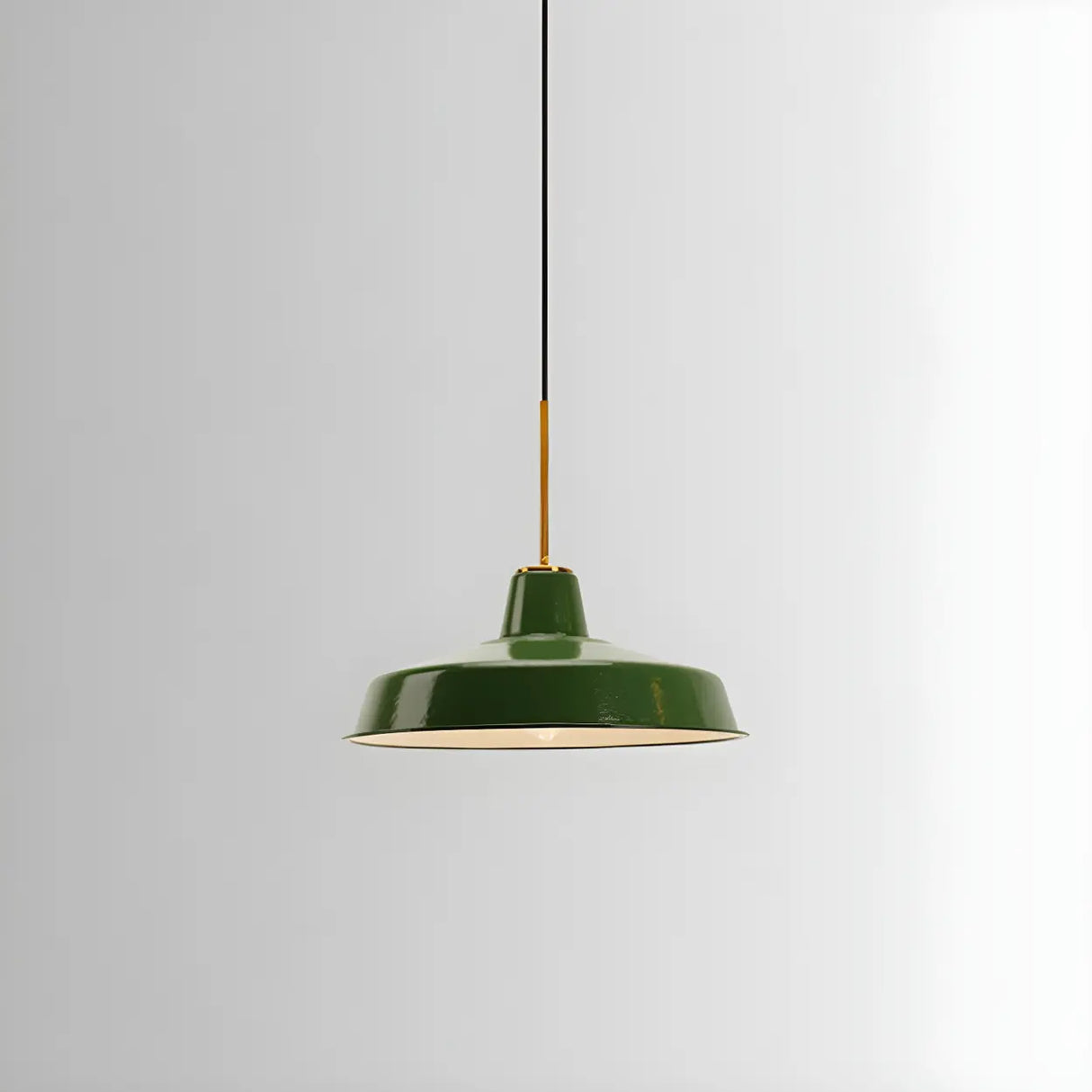 Kitchen Industrial Mini Green Iron Pendant Light Image - 6