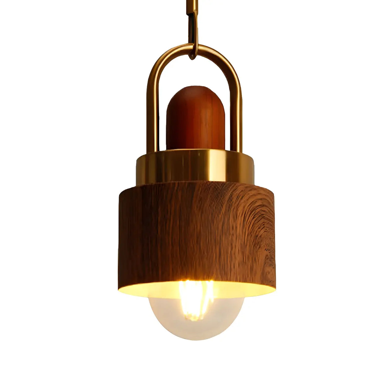 Kitchen Simplicity Metal Geometric Pendant Light Image - 4