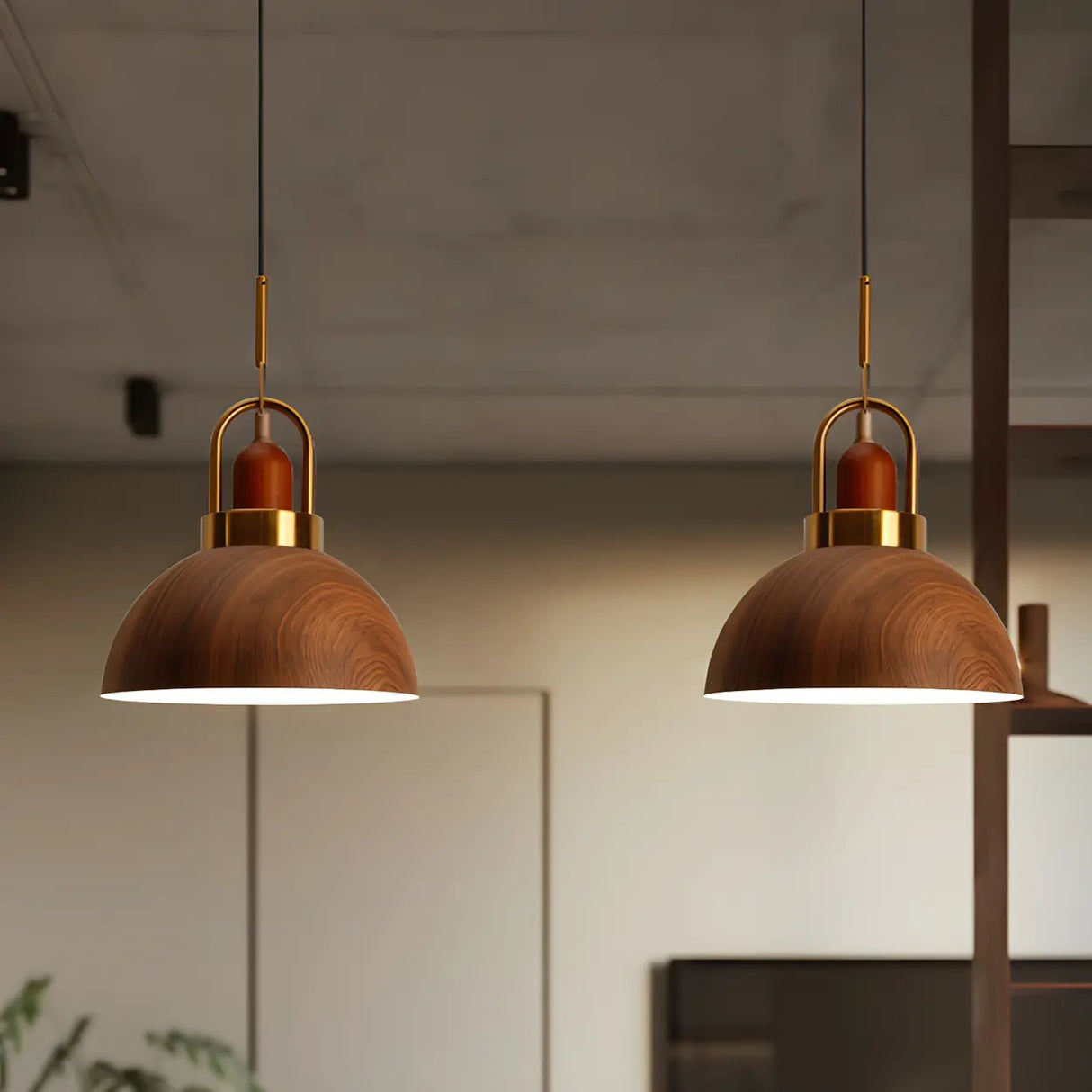 Kitchen Simplicity Metal Geometric Pendant Light Image - 7
