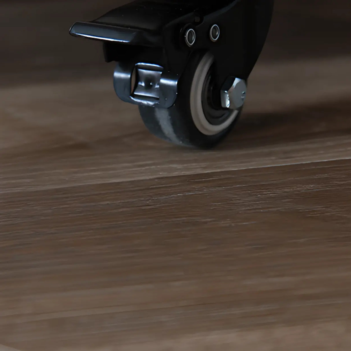 Light Brown Drawer Wood Small Rolling Filing Cabinet Image - 2