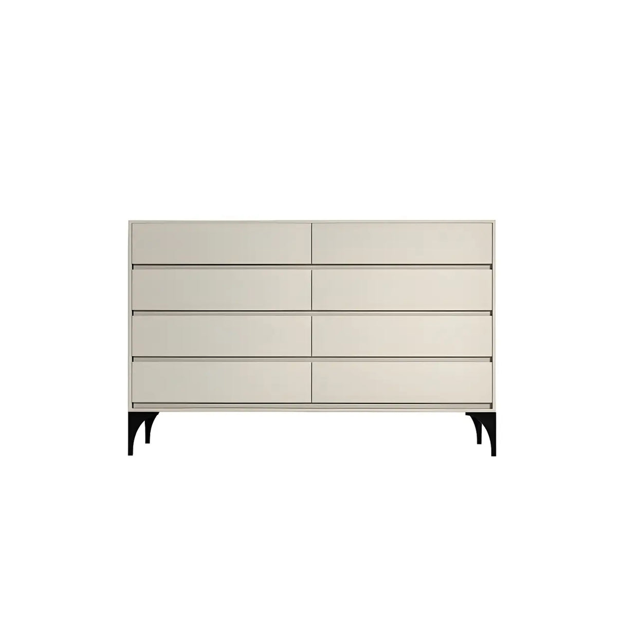 Light Gray Manufactured Wood Storage Dresser Chest Image - 28