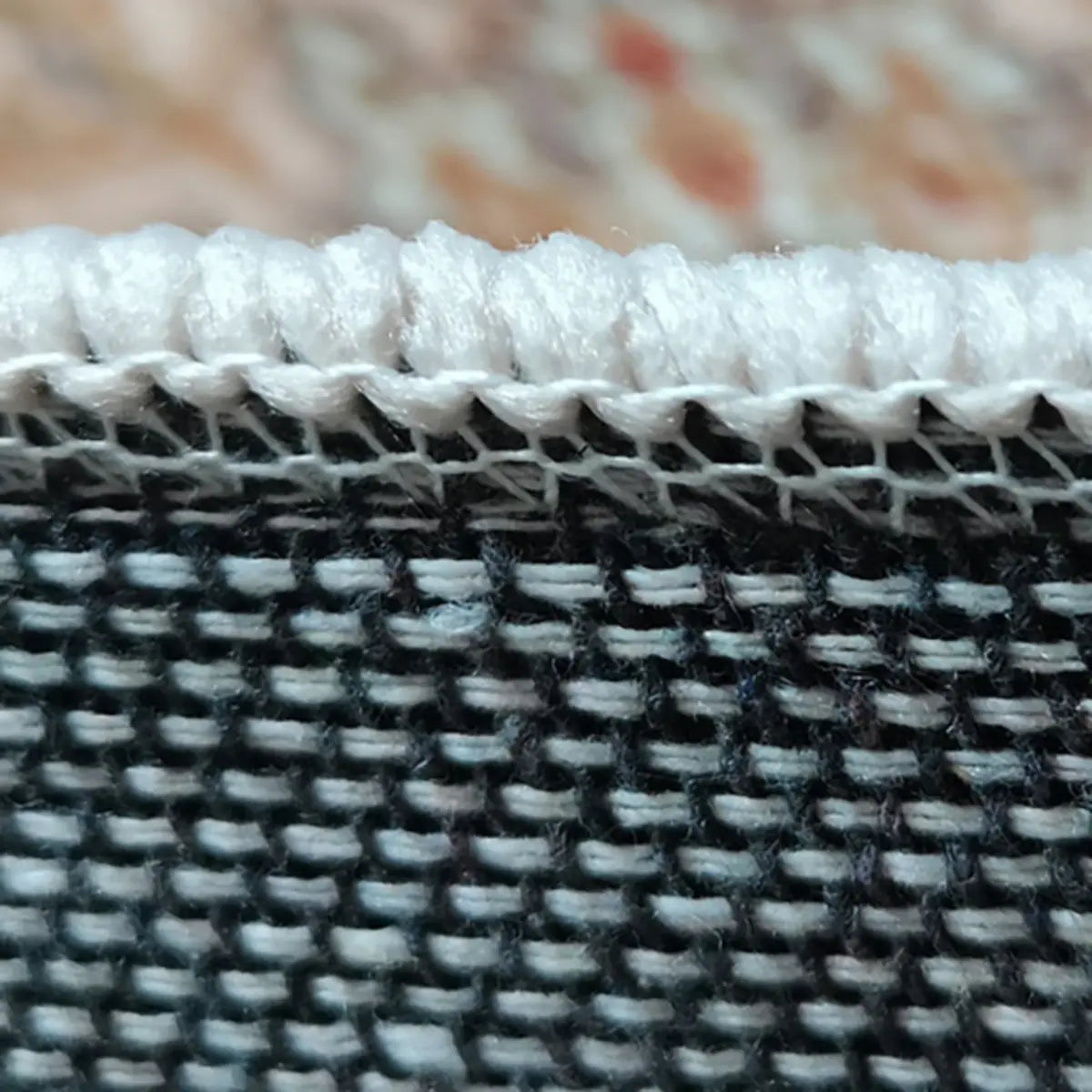 Light Gray Modern Geometric Pattern Polyester Area Rug Image - 8