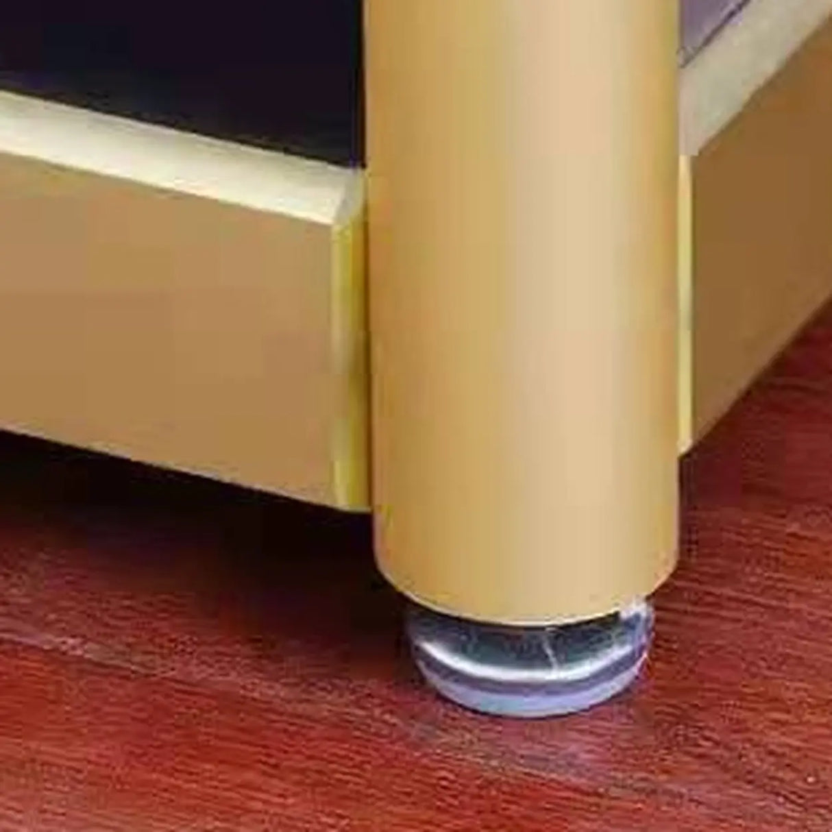 Living Room Black Metal Clear Glass Display Cabinet Image - 10