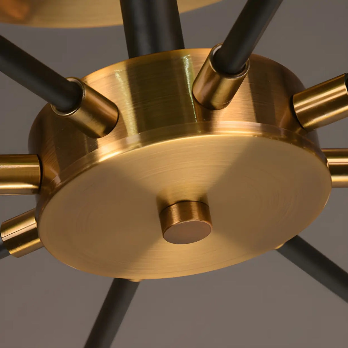 Living Room Bubble Glass Semi-Flush Mount Light 8-Light Image - 20