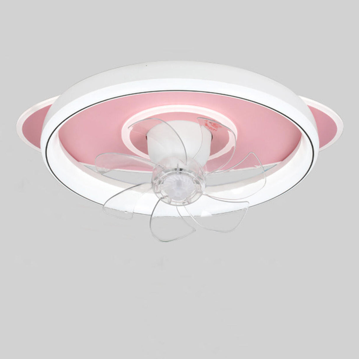 Living Room Dimming Simple Round LED Ceiling Fan Light Image - 17