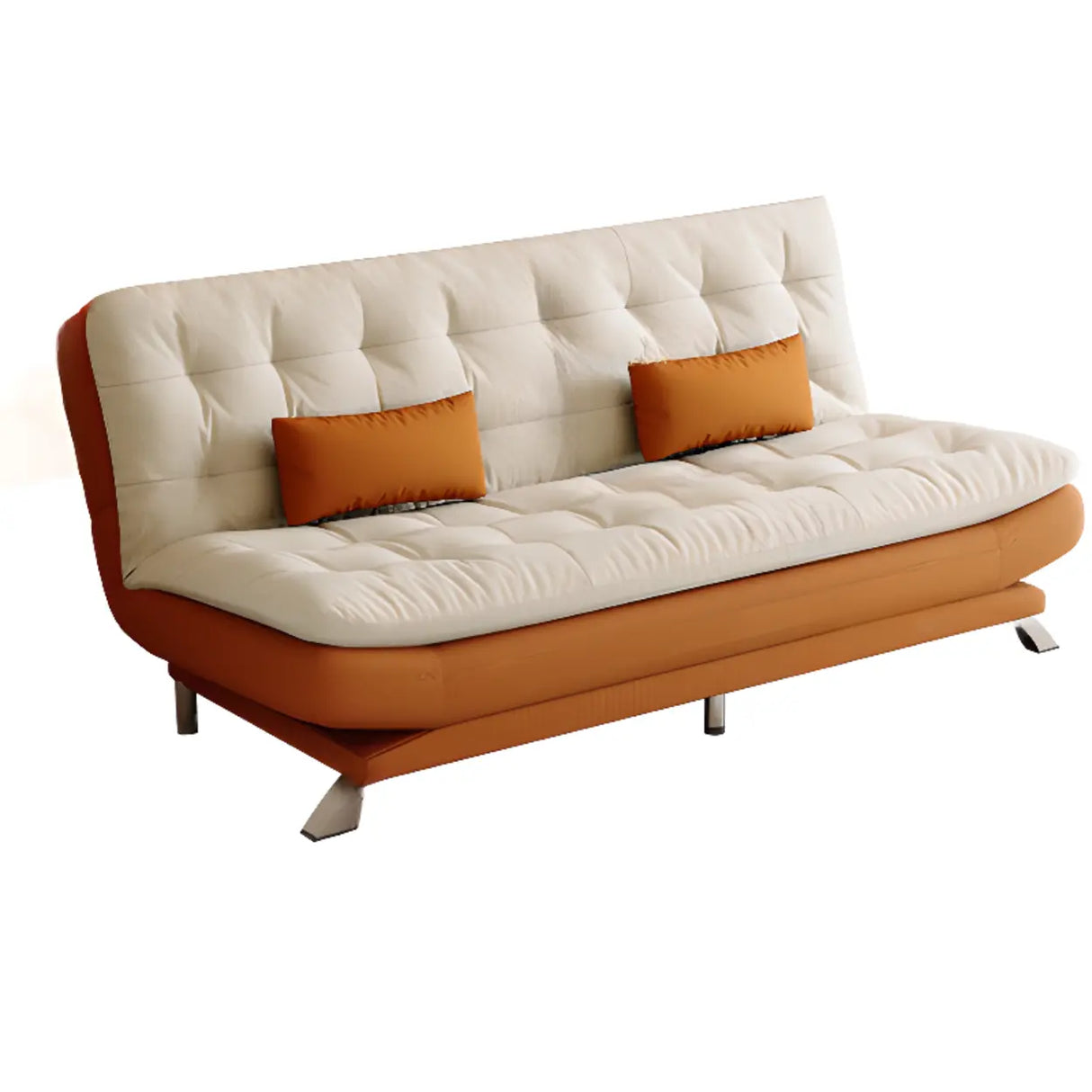 Living Room Two-Color Fabric Wooden Frame Loveseat Image - 11