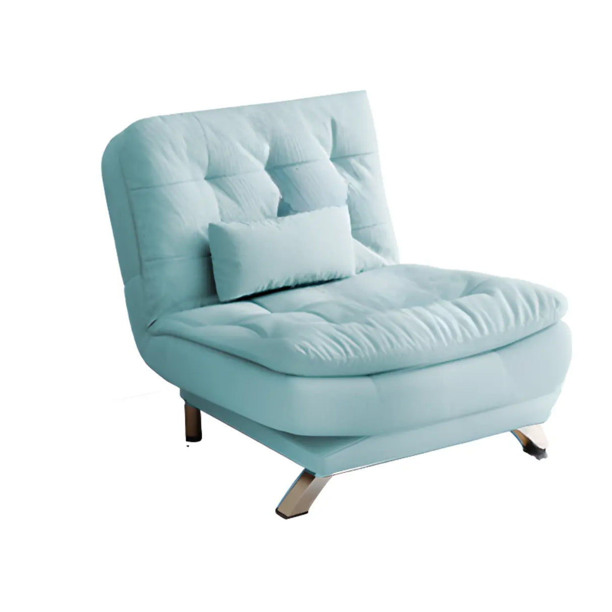 Living Room Two-Color Fabric Wooden Frame Loveseat Image - 7