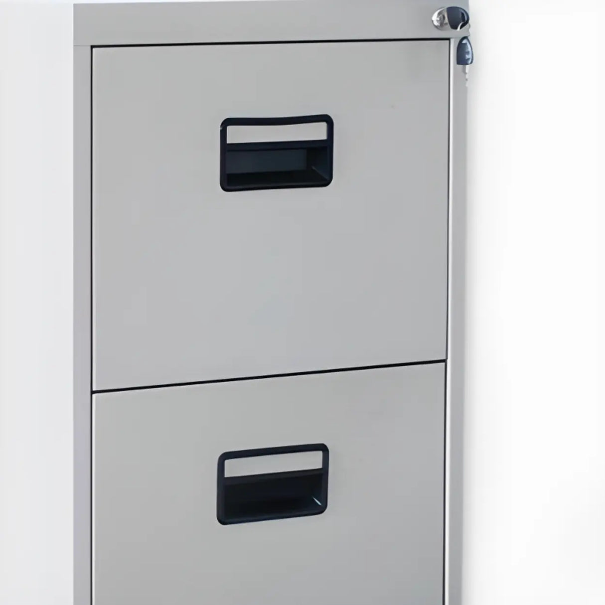 Lockable Metal Vertical Black Anti-Moisture Filing Cabinet Image - 8