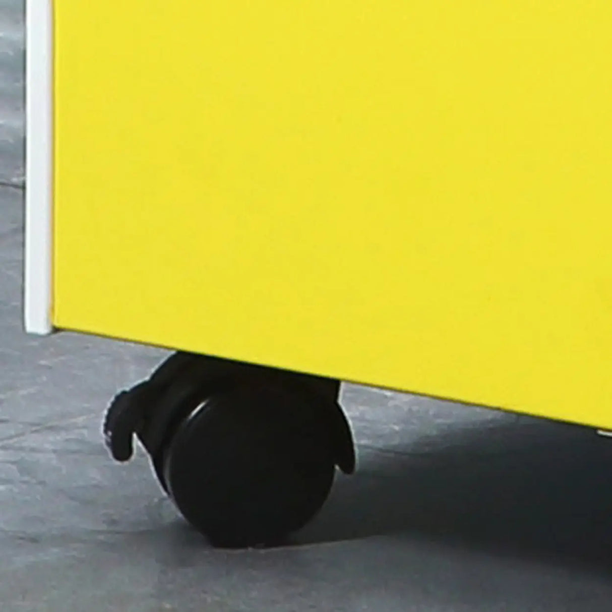 Lockable Secure Metal Vertical Filing Cabinet with Casters Image - 11