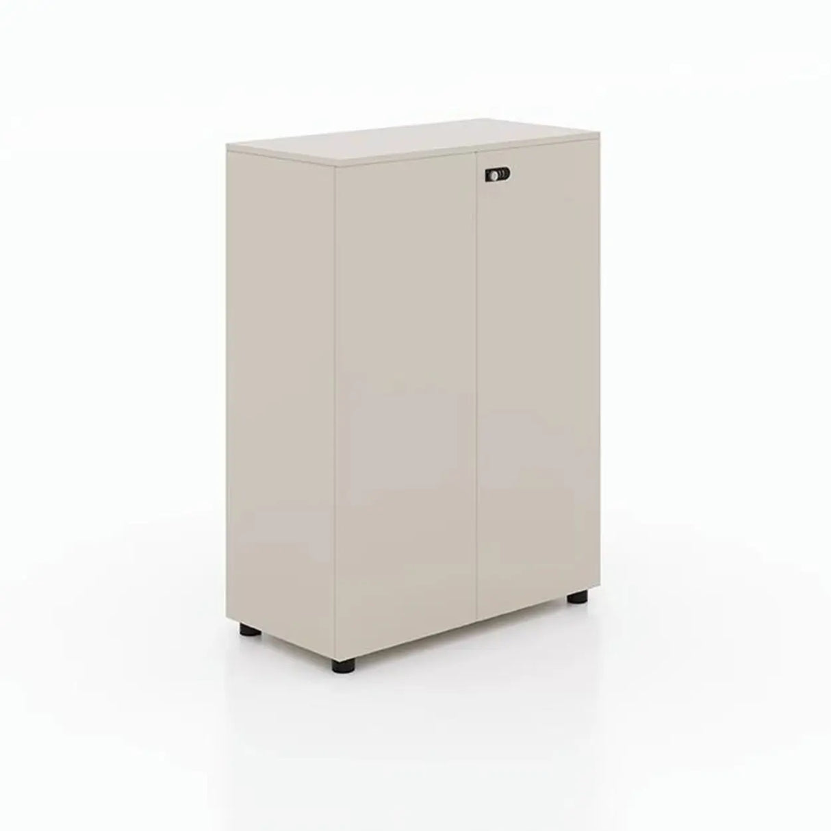 Lockable Secure Vertical Wood Filing Cabinet with Lock Image - 18
