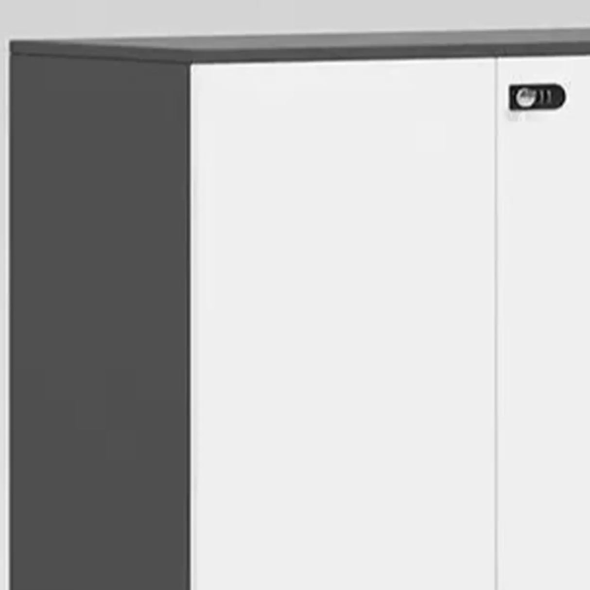 Lockable Secure Vertical Wood Filing Cabinet with Lock Image - 1