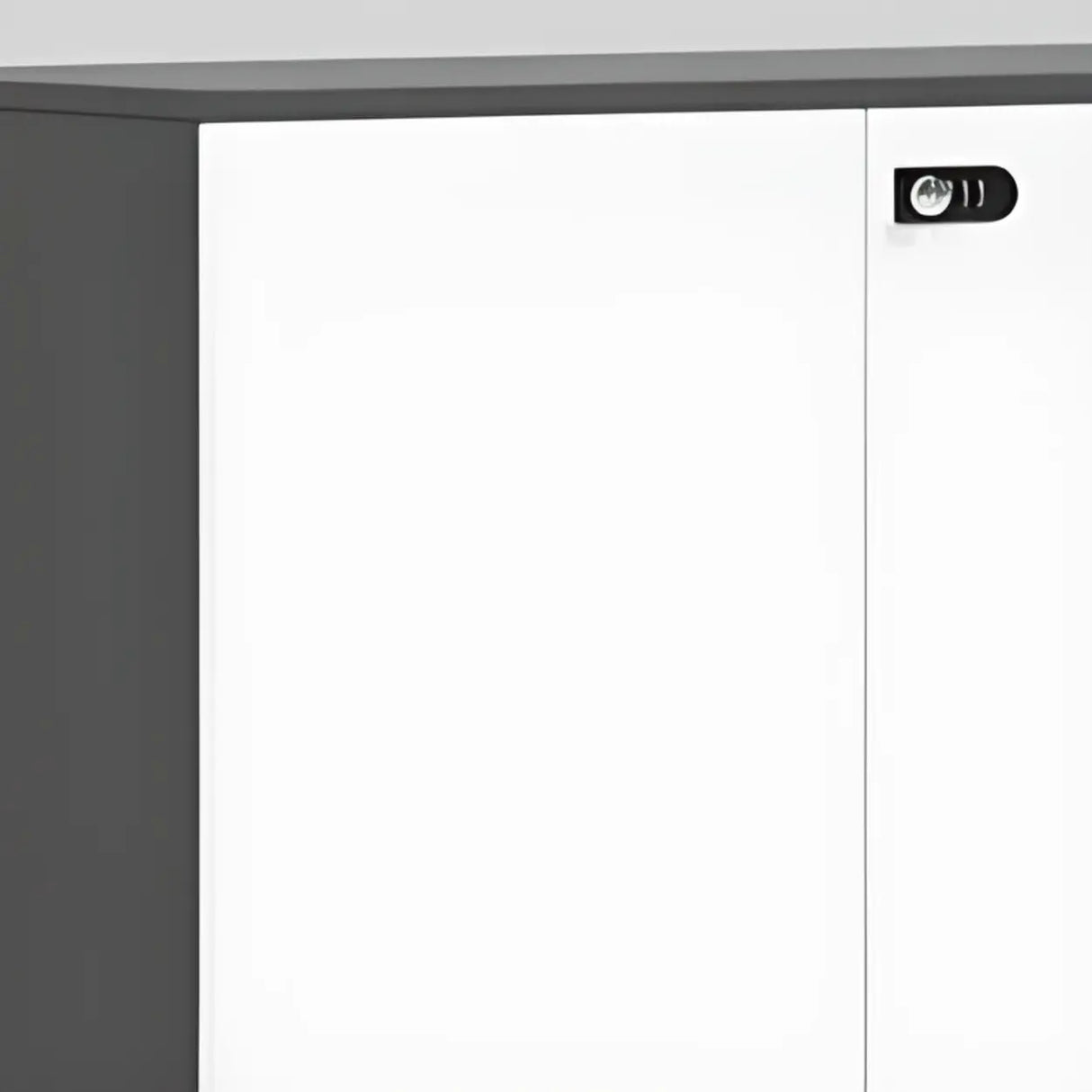Lockable Secure Vertical Wood Filing Cabinet with Lock Image - 7
