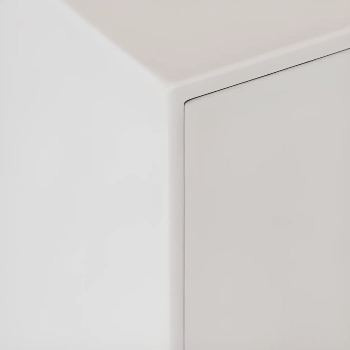 Lockable Small Vertical Steel Rolling White Filing Cabinet Image - 13