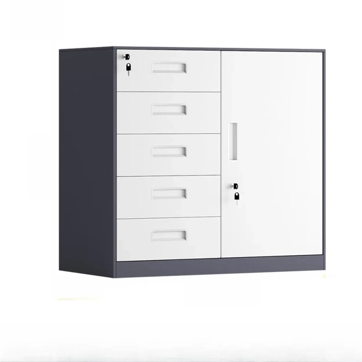 Lockable Steel Vertical Large Filing Storage Cabinet Image - 12