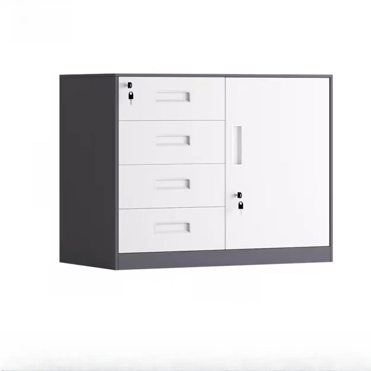 Lockable Steel Vertical Large Filing Storage Cabinet Image - 13