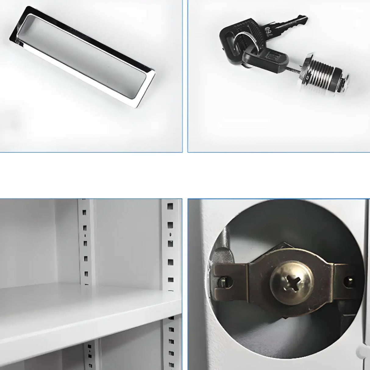 Lockable Steel Vertical Large Filing Storage Cabinet Image - 14