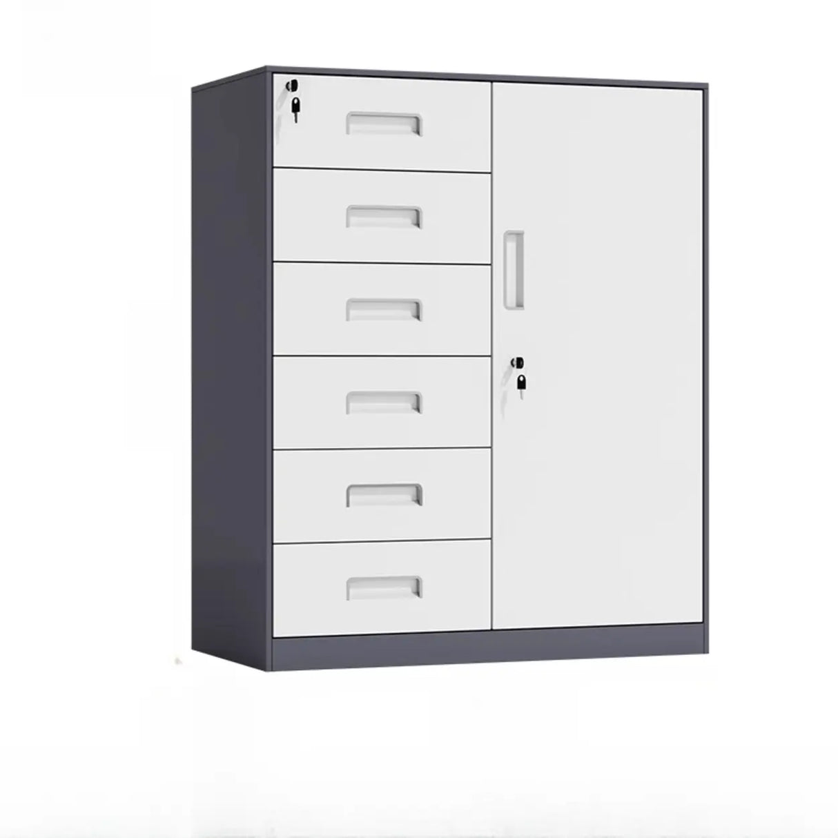 Lockable Steel Vertical Large Filing Storage Cabinet Image - 18