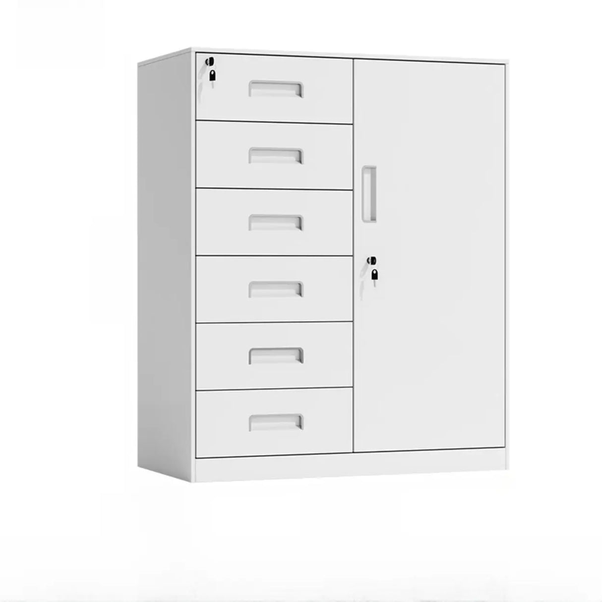 Lockable Steel Vertical Large Filing Storage Cabinet Image - 23