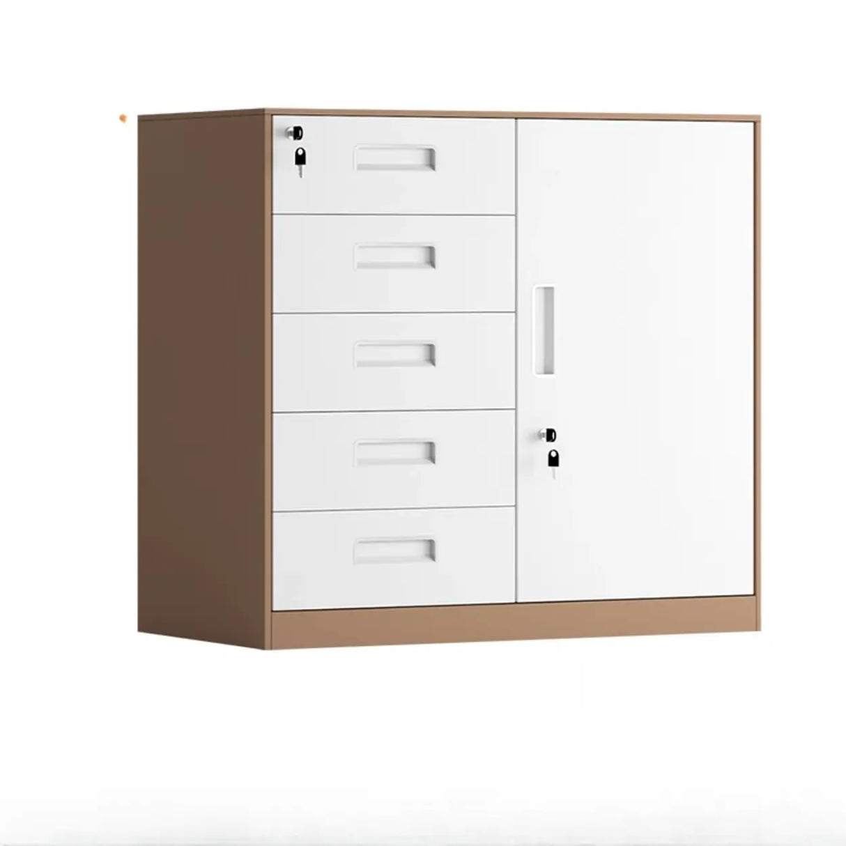 Lockable Steel Vertical Large Filing Storage Cabinet Image - 2