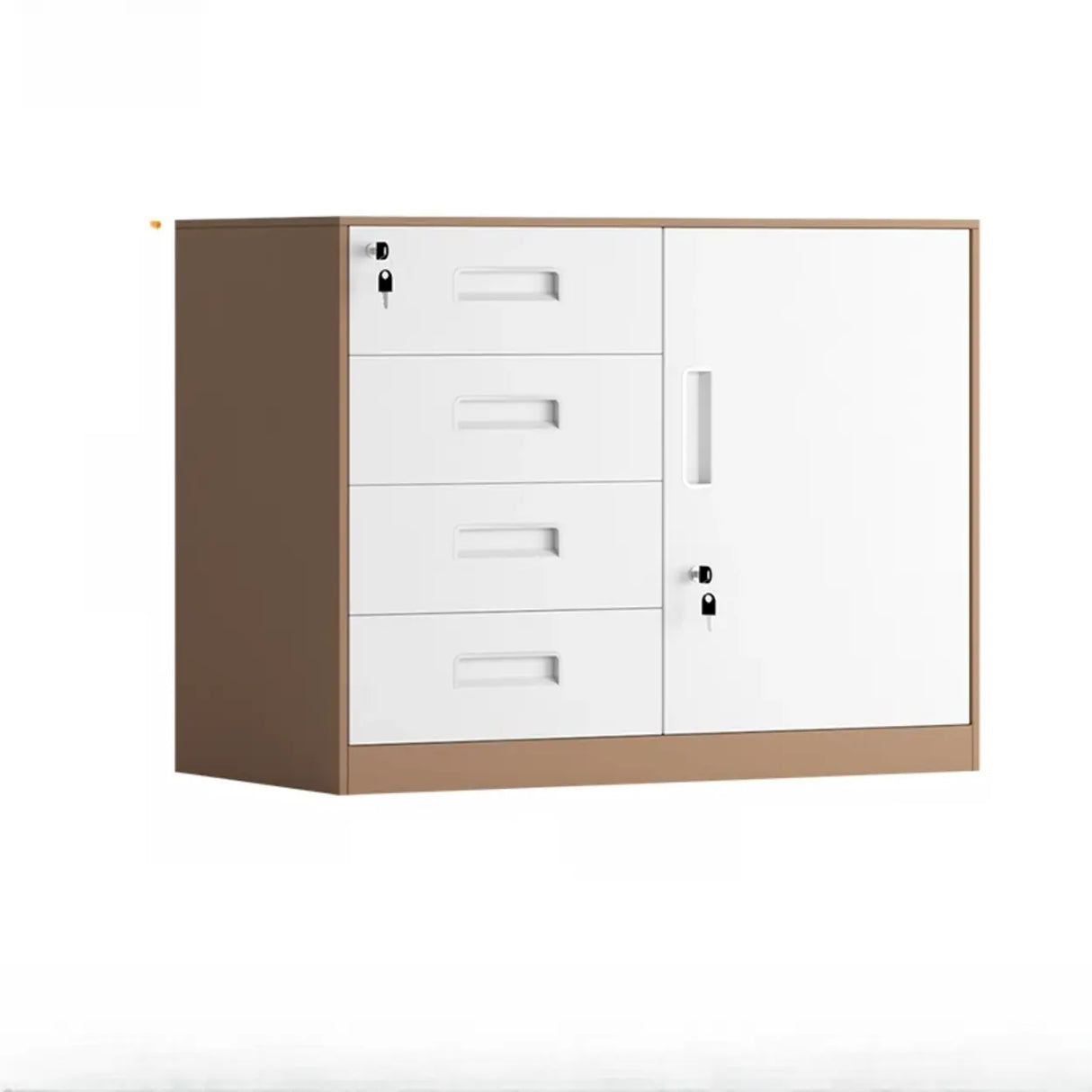 Lockable Steel Vertical Large Filing Storage Cabinet Image - 4