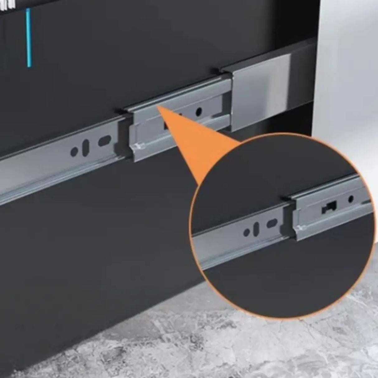 Lockable Vertical Steel Filing Cabinet with Wheels Image - 6