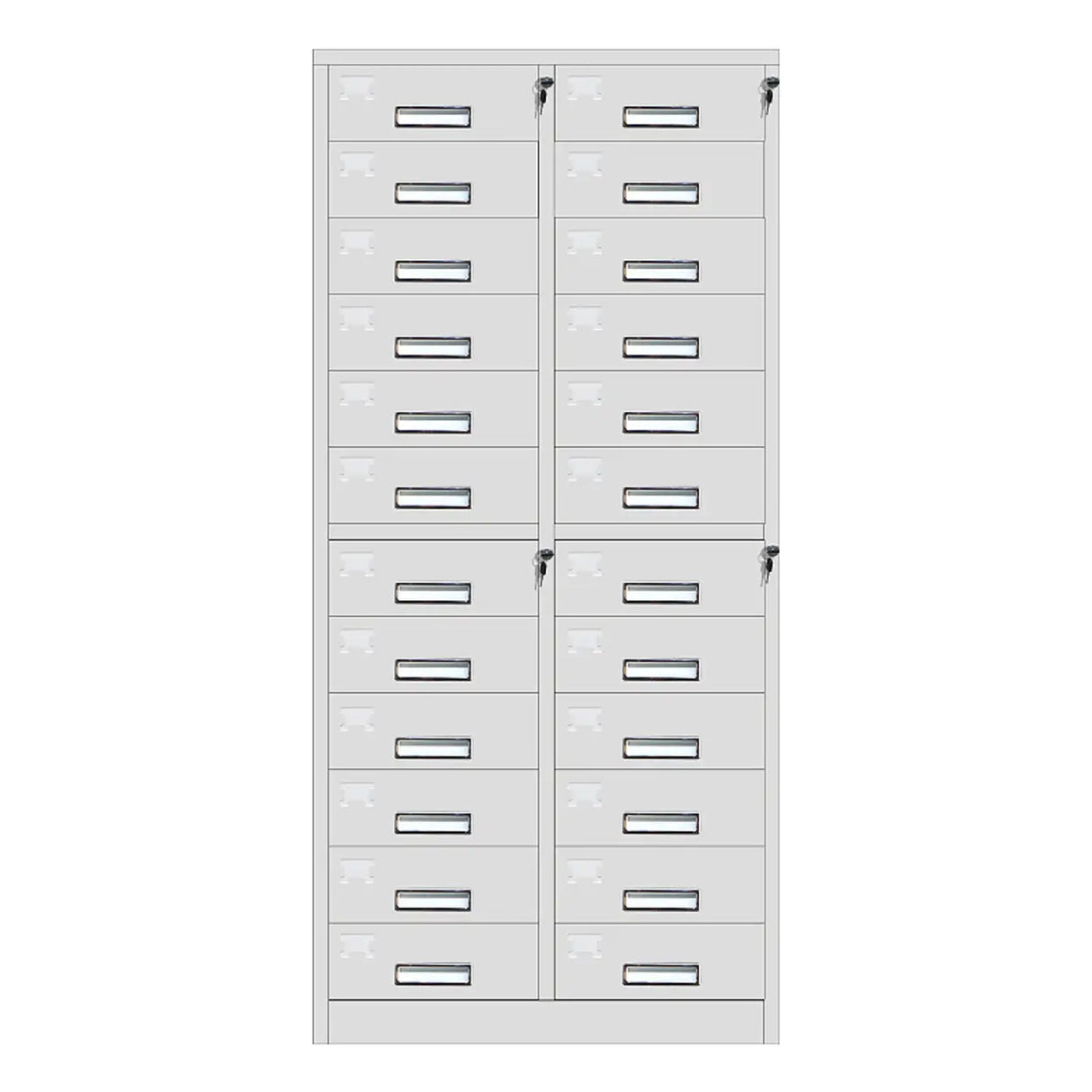 Locking Grey Metal Large Storage Drawer Filing Cabinet Image - 6