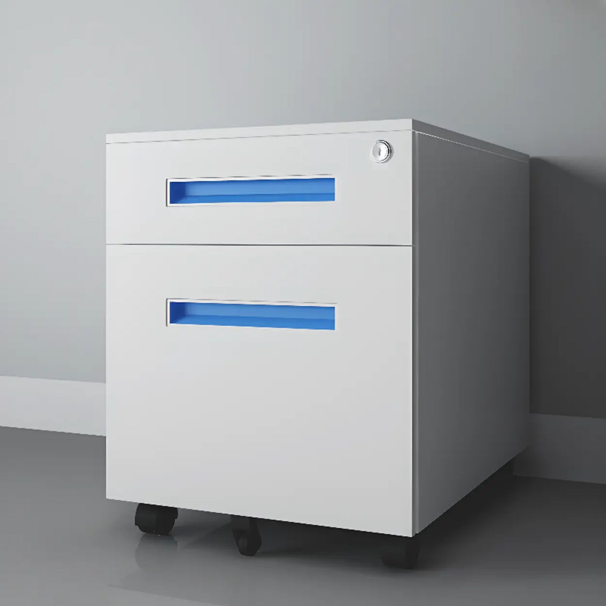 Locking Storage Drawer Office Vertical Steel Filing Cabinet Image - 12