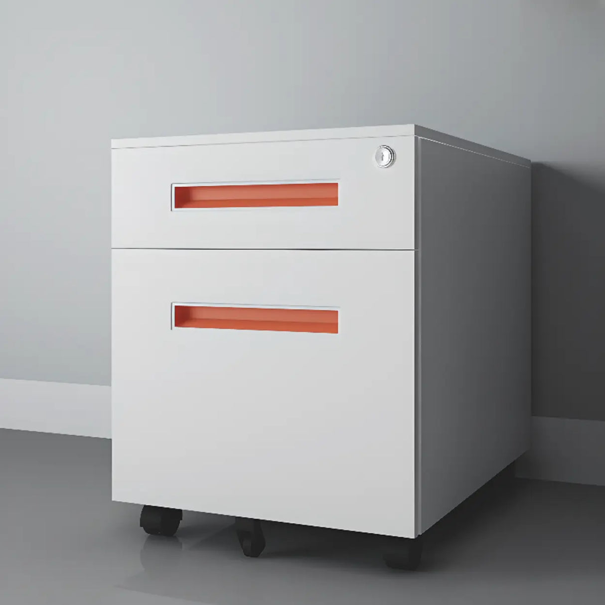 Locking Storage Drawer Office Vertical Steel Filing Cabinet Image - 13