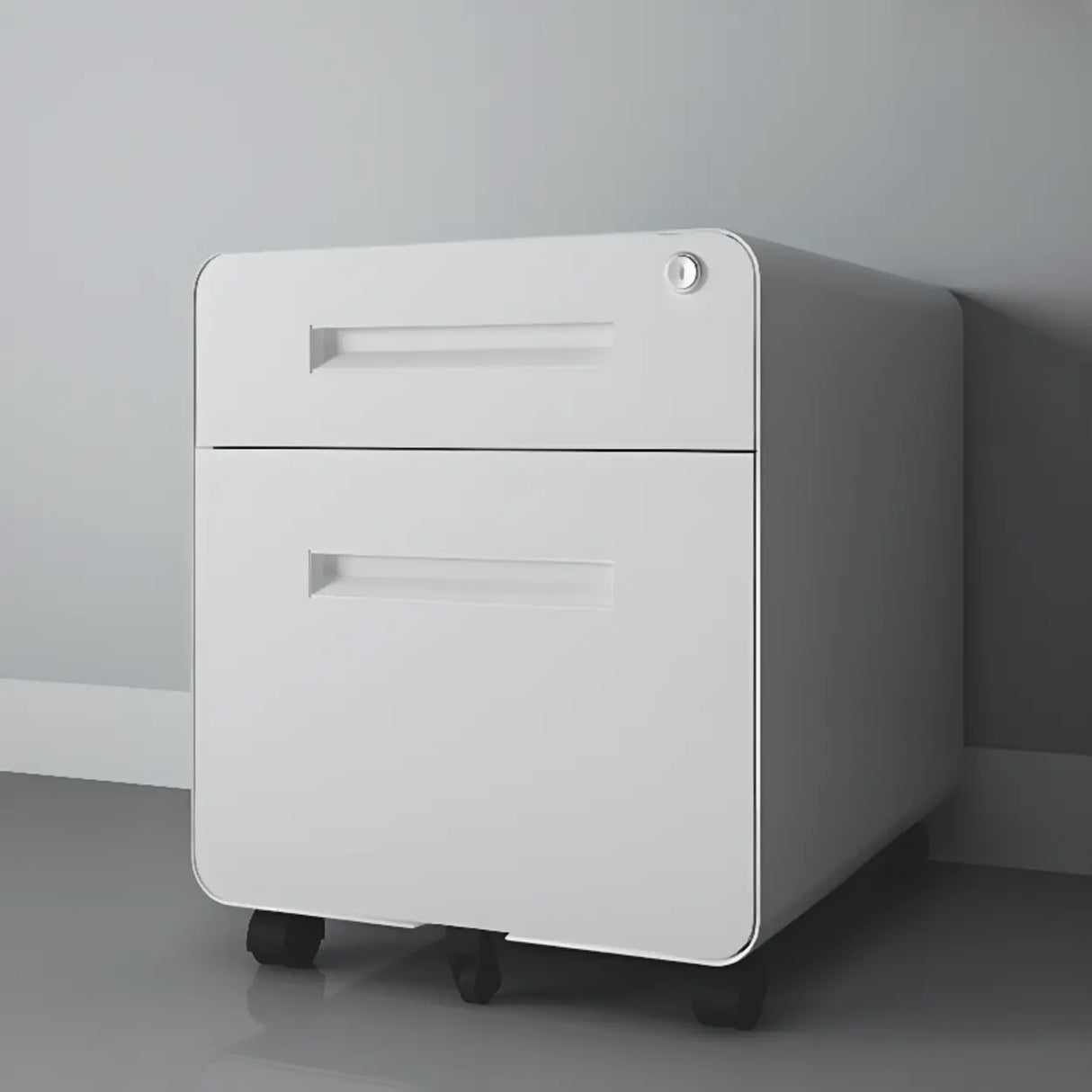 Locking Storage Drawer Office Vertical Steel Filing Cabinet Image - 2