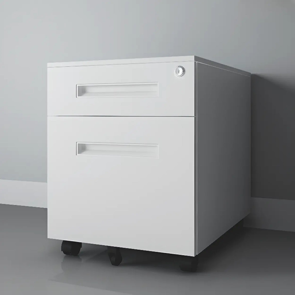 Locking Storage Drawer Office Vertical Steel Filing Cabinet Image - 9