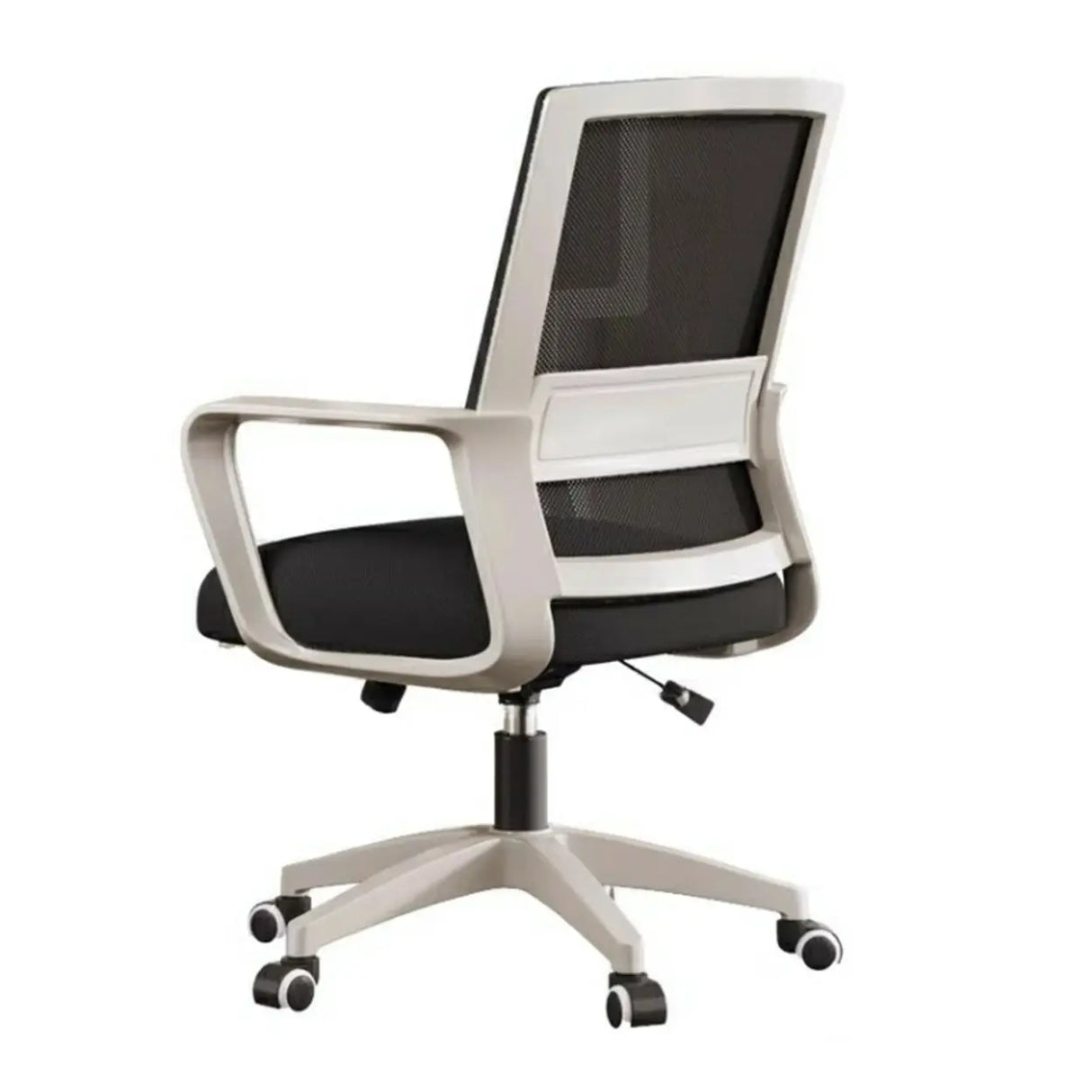 Lumbar Support Mesh Adjustable Seat Height Office Chair Image - 5