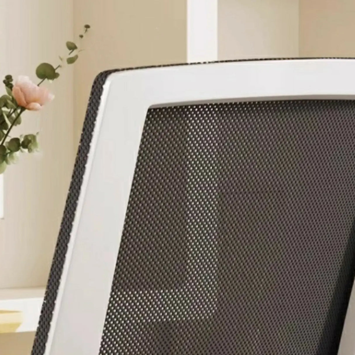 Lumbar Support Mesh Adjustable Seat Height Office Chair Image - 6