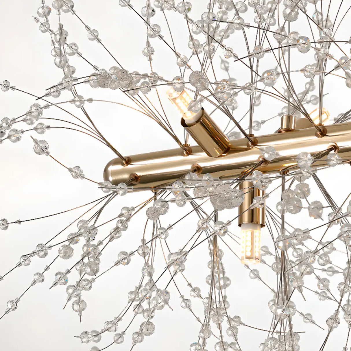 Luxurious Crystal Branch Island Chandelier Light Image - 16