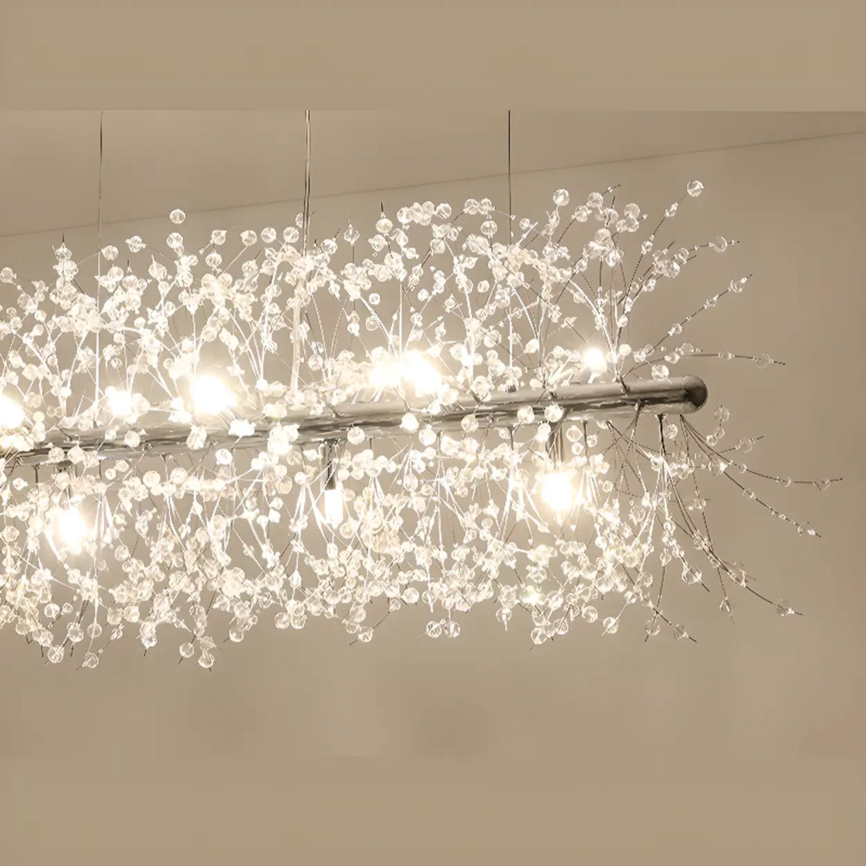 Luxurious Crystal Branch Island Chandelier Light Image - 17