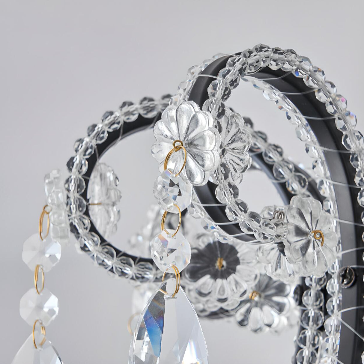 Luxury 8 Candle Crystal Chandelier Adjustable Height Image - 10