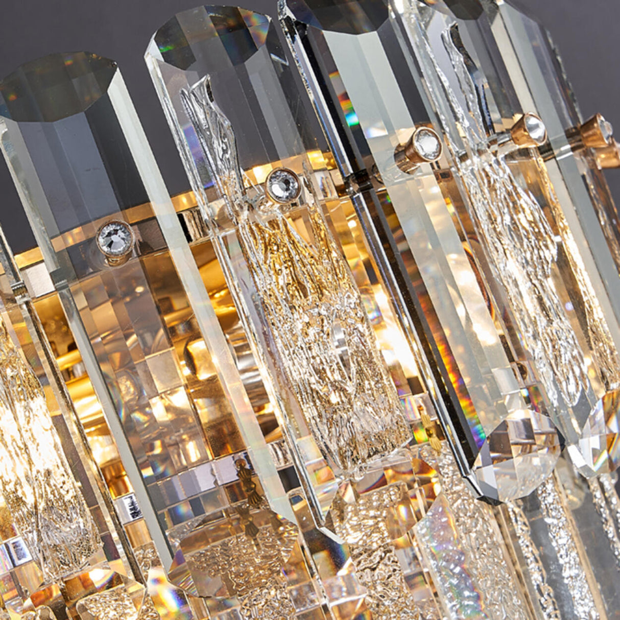 Luxury Art Crystal Cup-Shaped Metal Base Table Lamp Image - 7